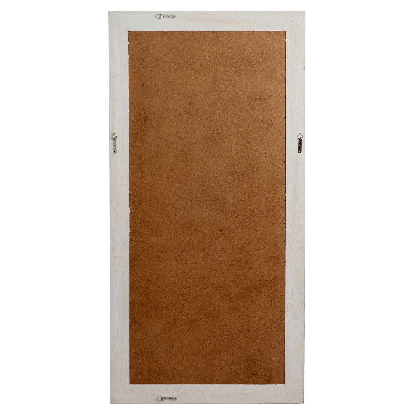 Washed Wood Large Framed Mirror