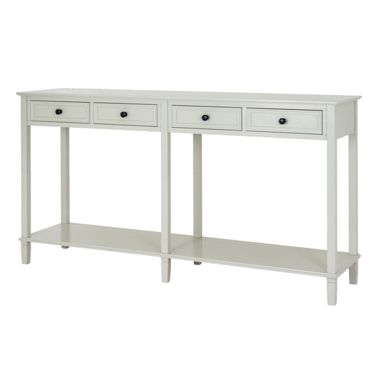 Belmont Collection 4 Drawer Console