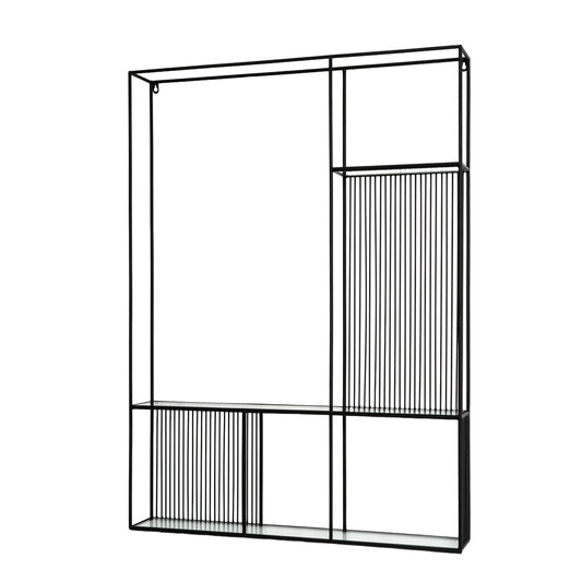 Axis Shelf Unit With Glass Shelves