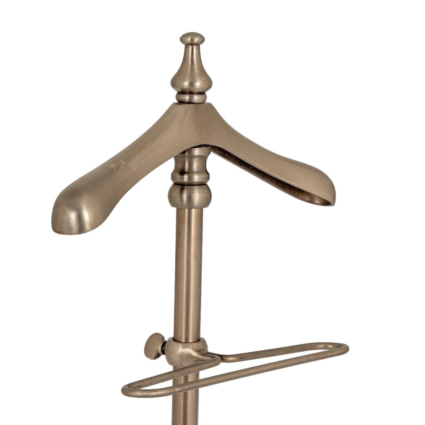 Antiqued Silver Valet Stand