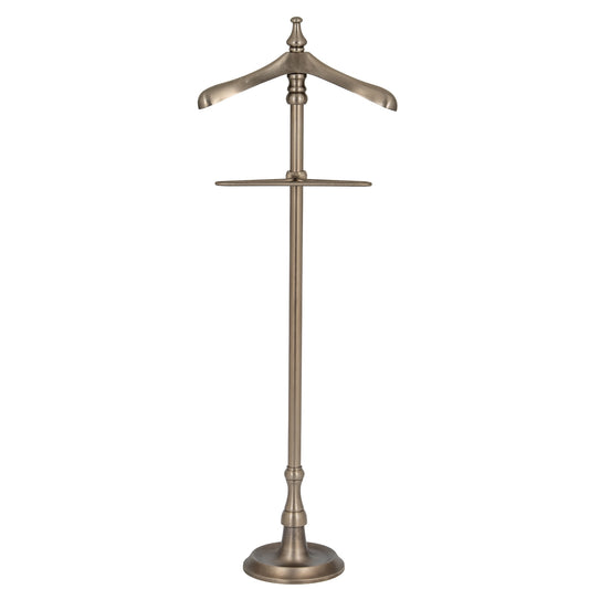 Antiqued Silver Valet Stand