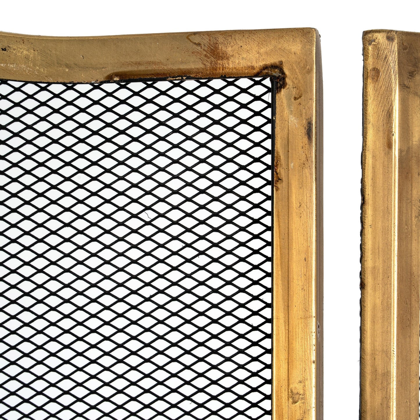 AntiquedBrassLargeFireScreen